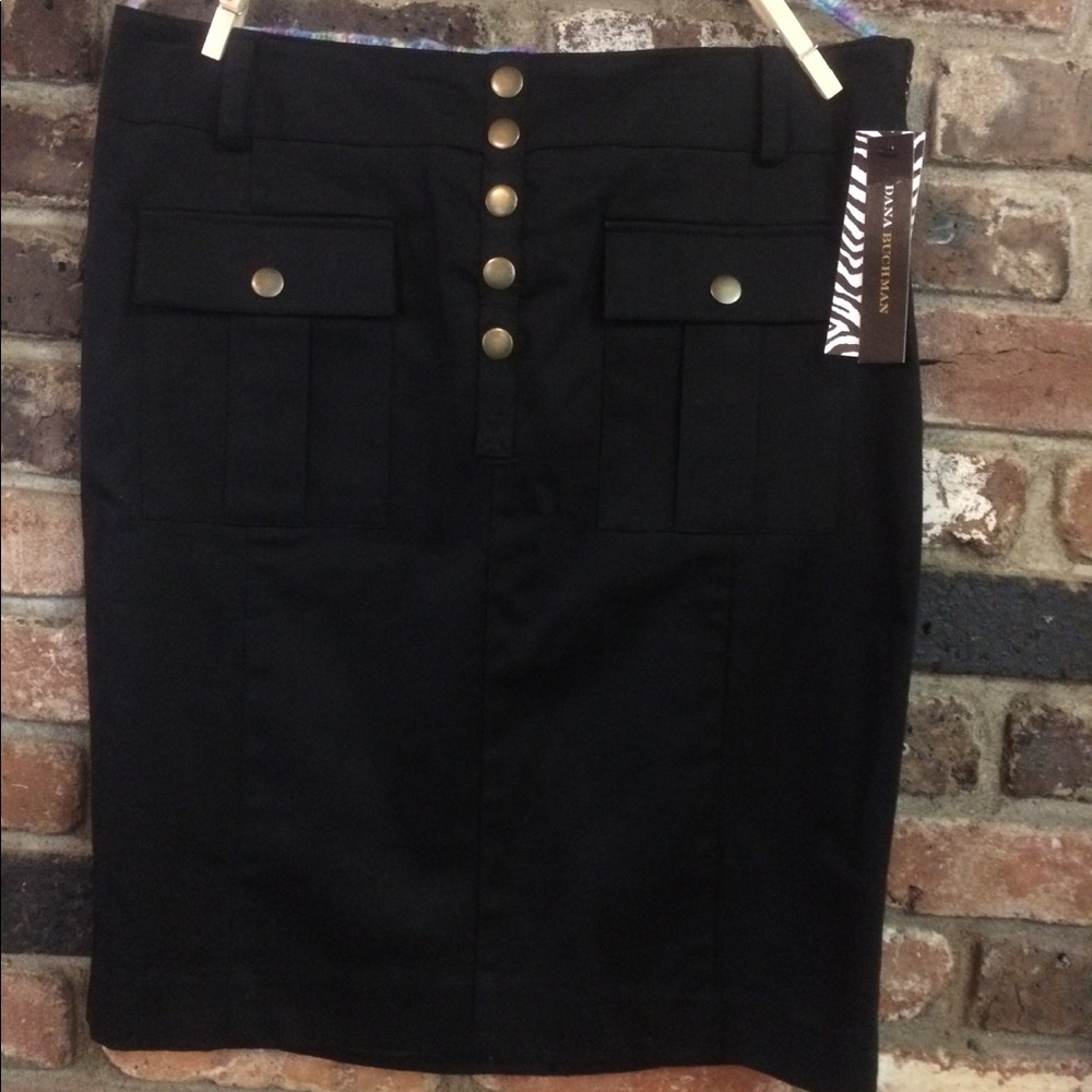 Dana Buchanan Black Pencil Skirt (NWT) - Size 10